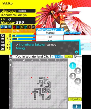 Изображение игры: Persona Q: Shadow of the Labyrinth