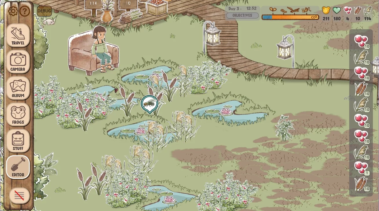 Изображение игры: Kamaeru: A Frog Refuge