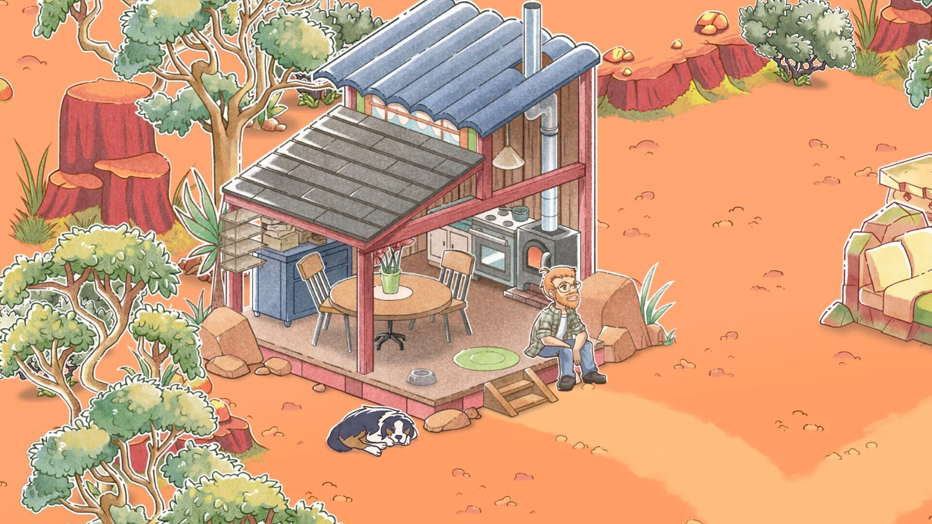 Изображение игры: Kamaeru: A Frog Refuge