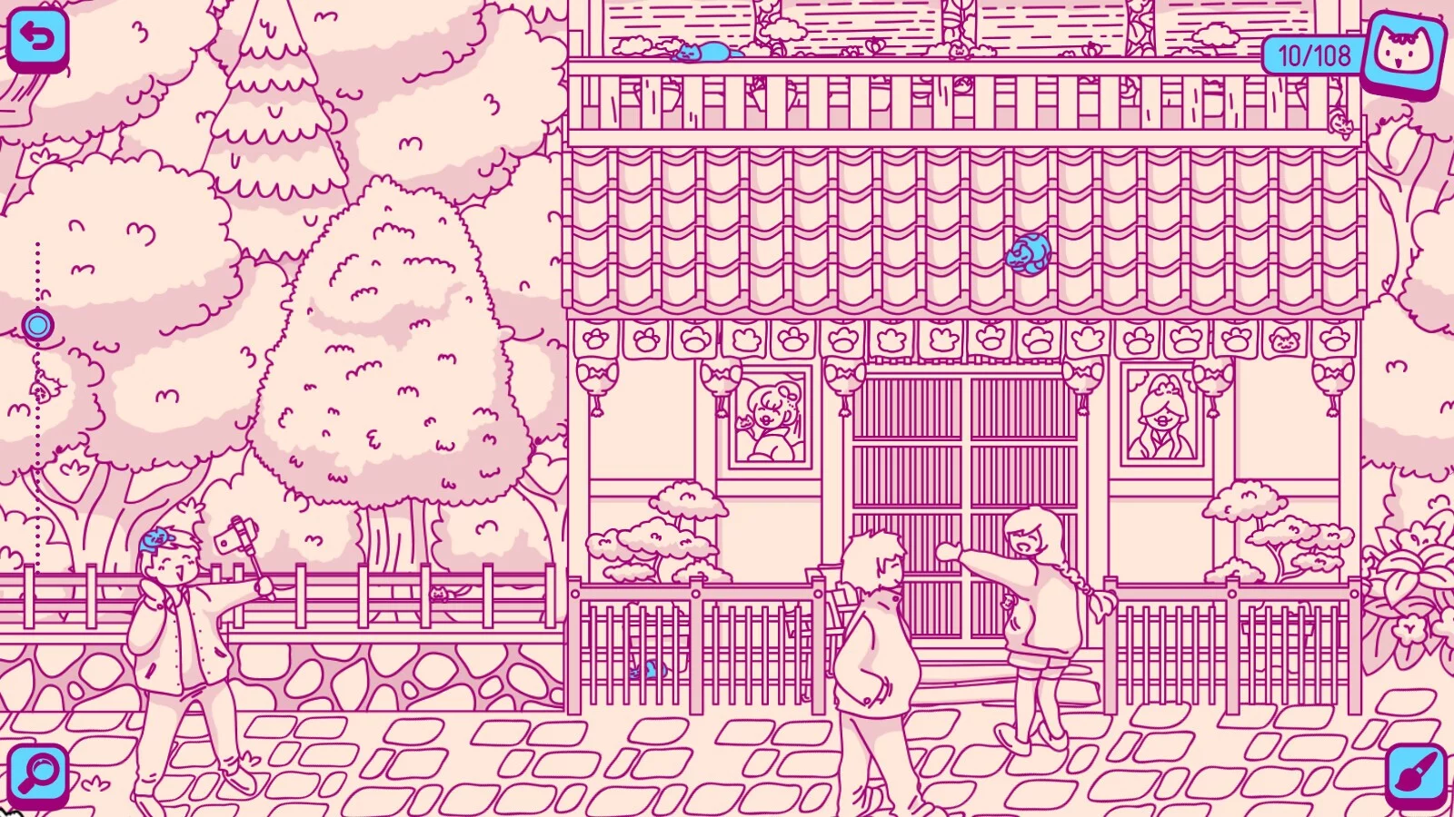 Изображение игры: Cats and Seek: Kyoto