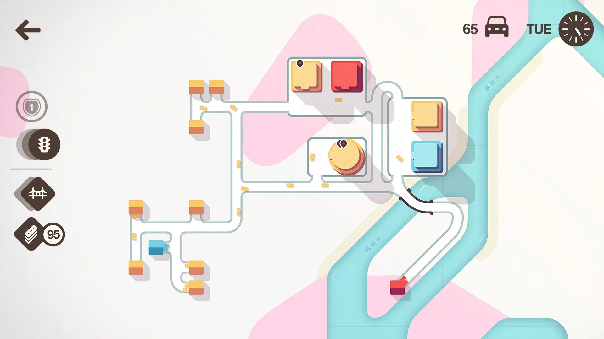 Изображение игры: Mini Motorways