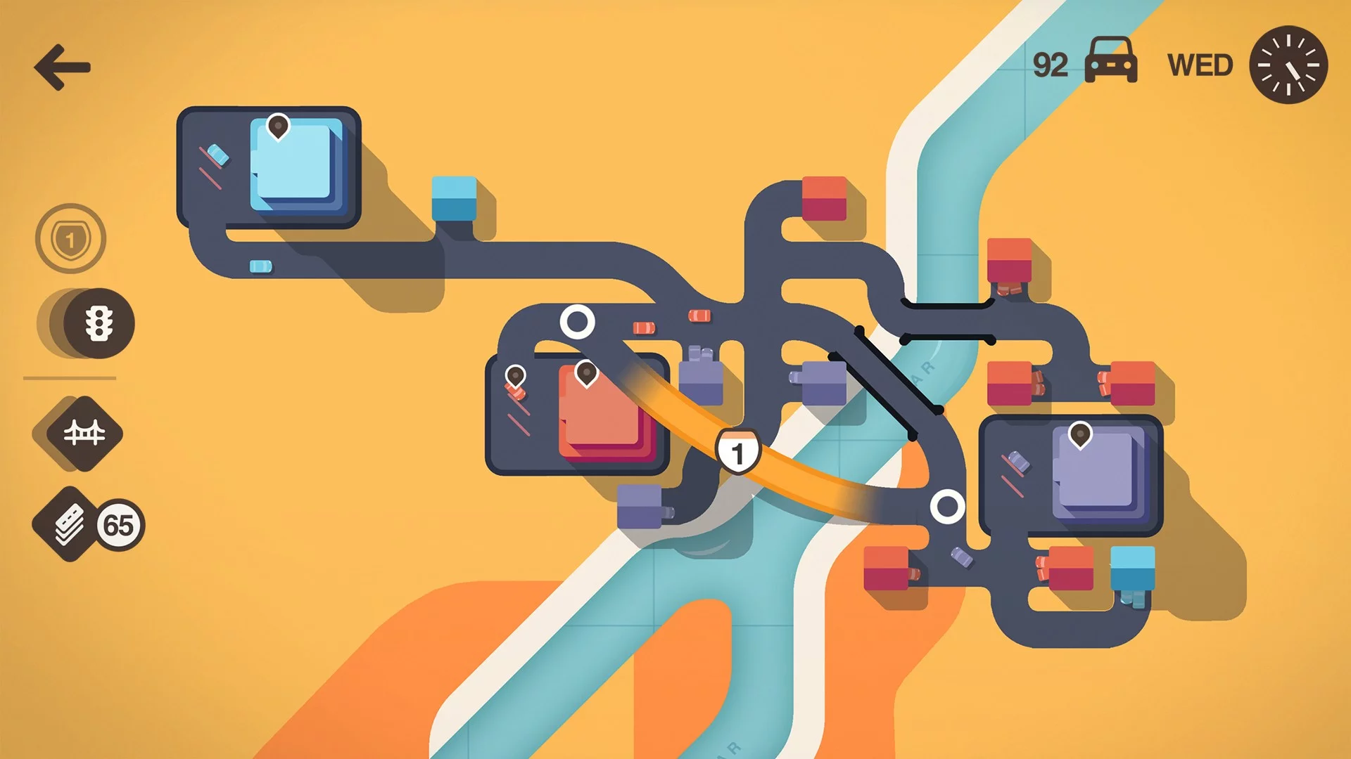 Изображение игры: Mini Motorways