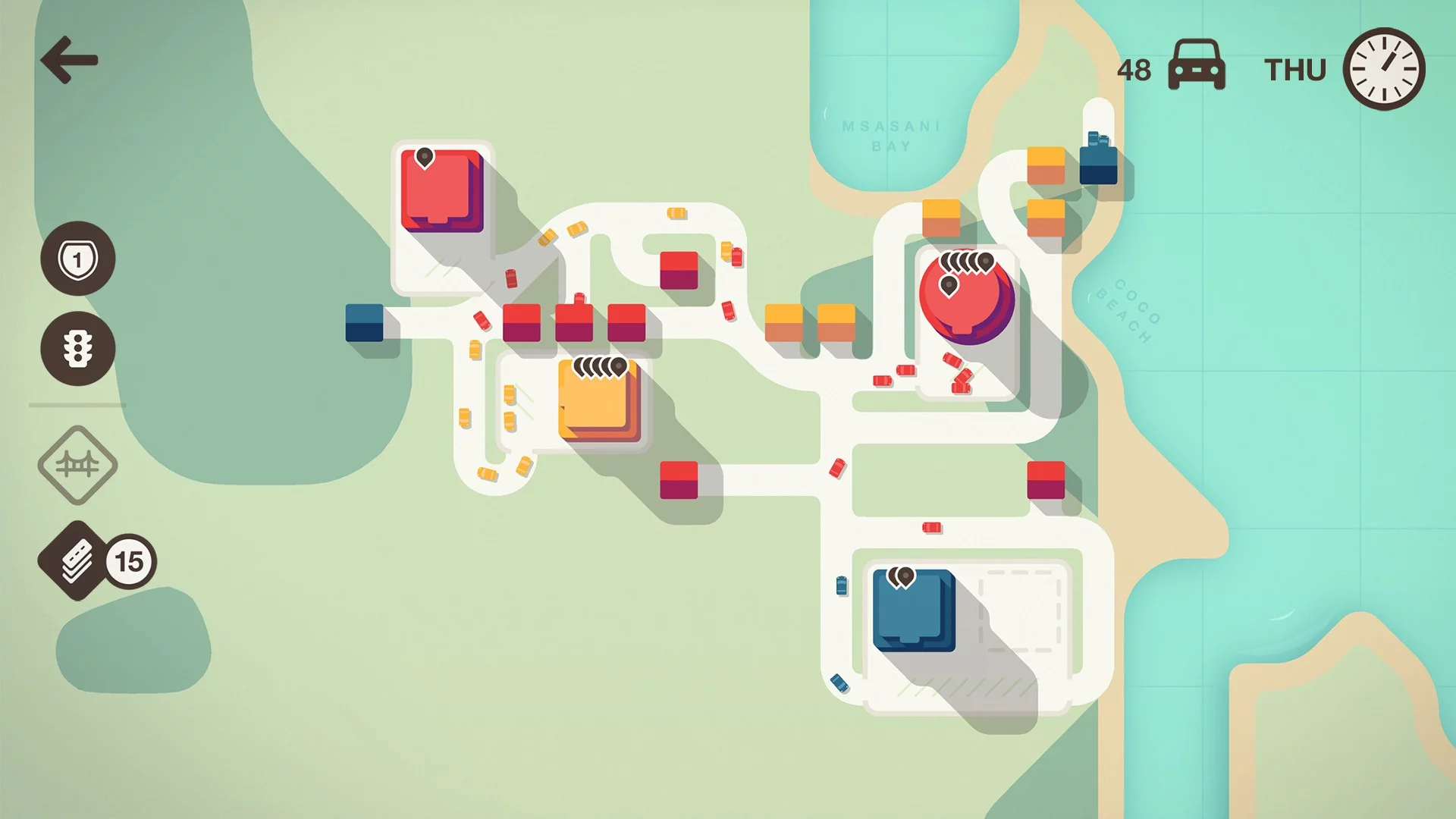 Изображение игры: Mini Motorways