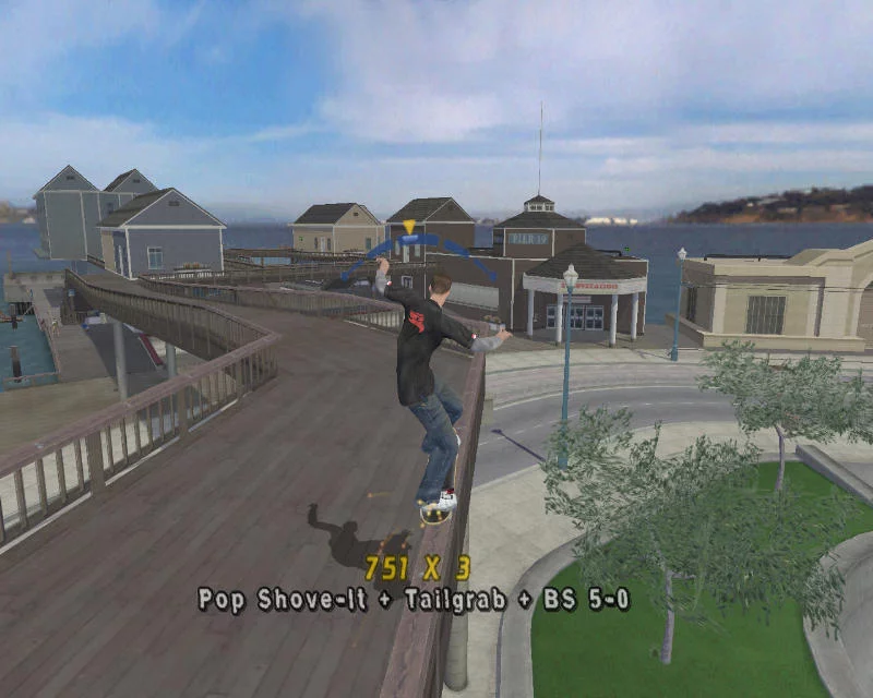 Изображение игры: Tony Hawk's Pro Skater 4
