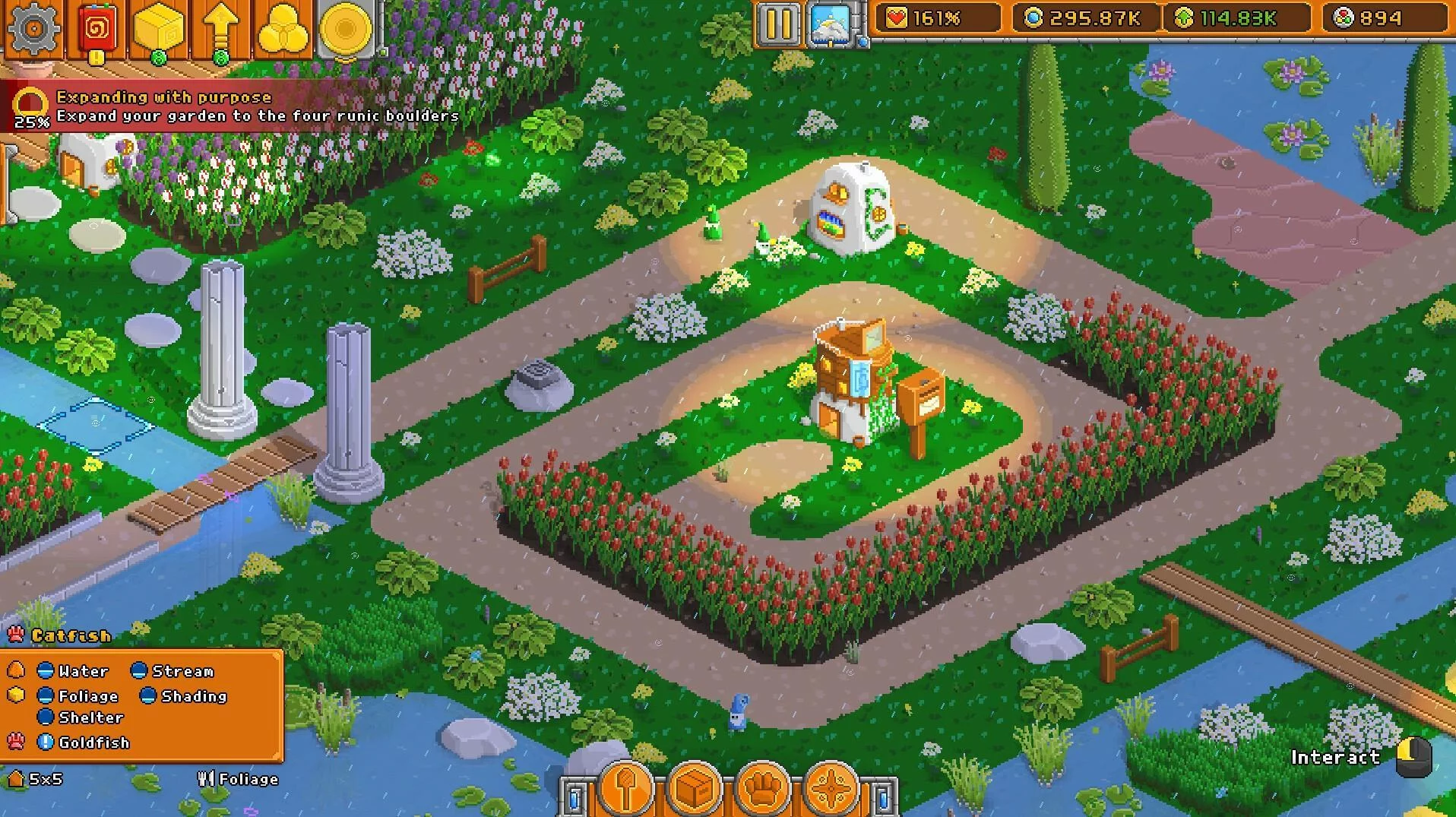Изображение игры: Horticular: Build a Garden, Attract Wildlife