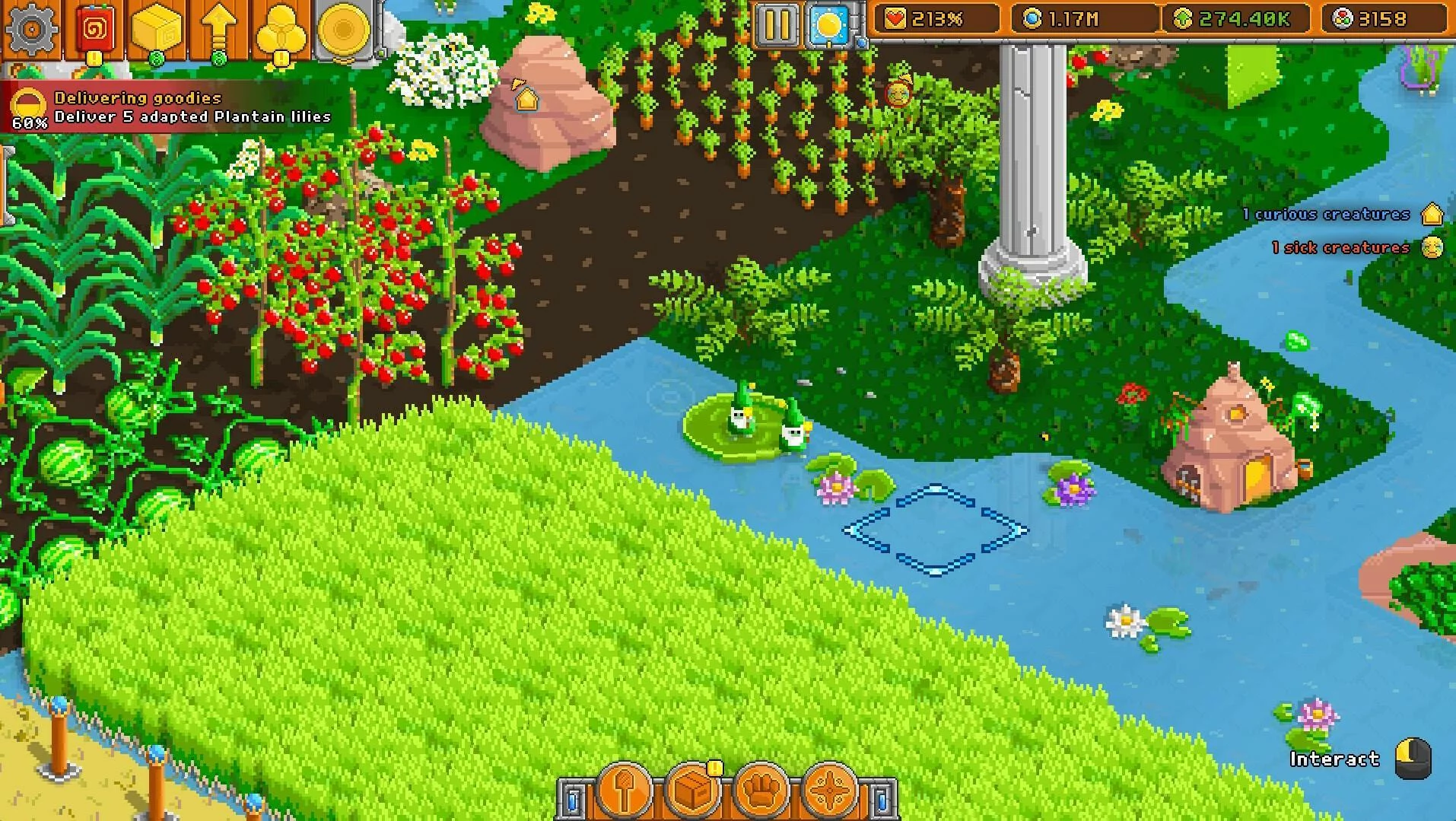 Изображение игры: Horticular: Build a Garden, Attract Wildlife