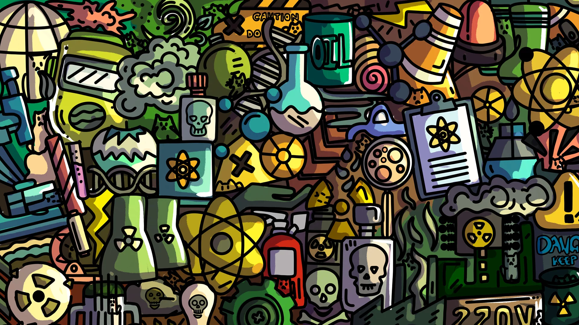 Изображение игры: 100 Radioactive Cats