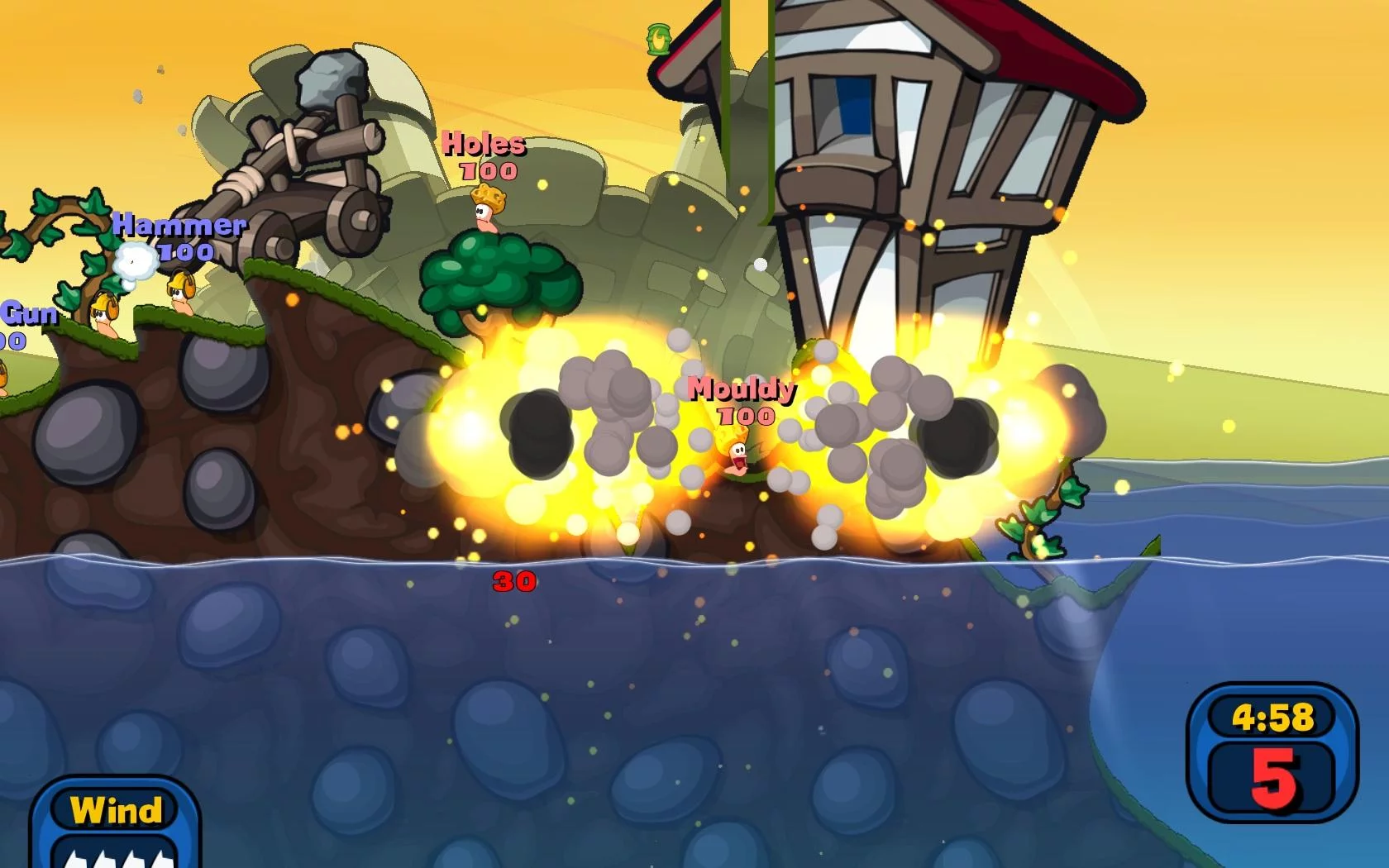 Изображение игры: Worms Reloaded