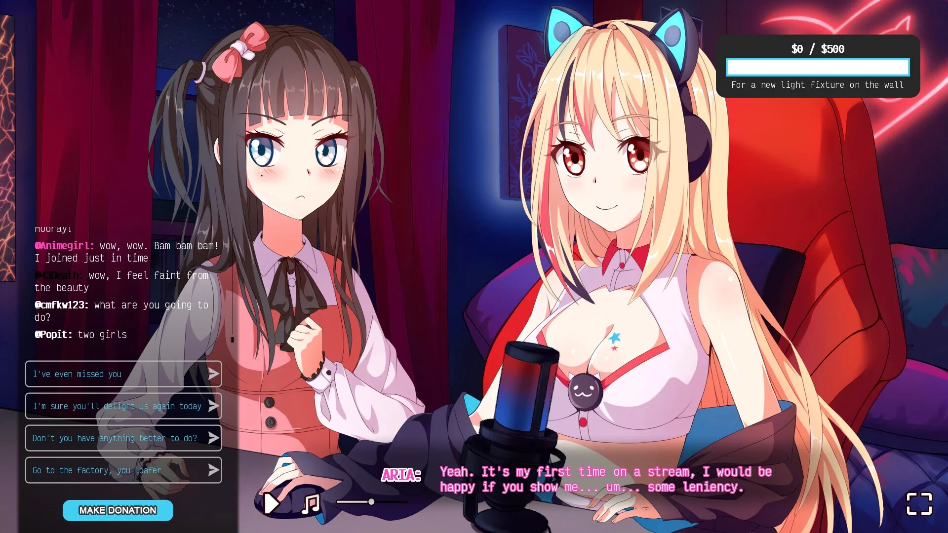 Изображение игры: I Hate My Waifu Streamer