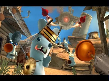 Изображение игры: Rayman Raving Rabbids