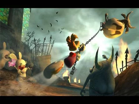 Изображение игры: Rayman Raving Rabbids