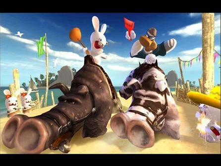 Изображение игры: Rayman Raving Rabbids