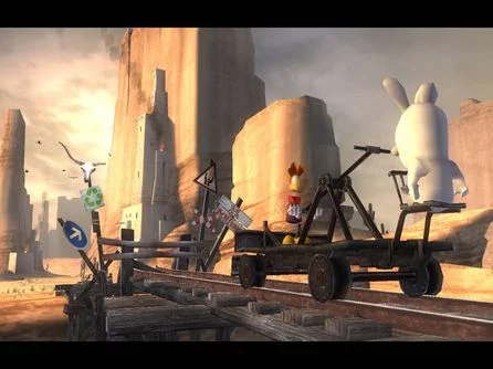 Изображение игры: Rayman Raving Rabbids