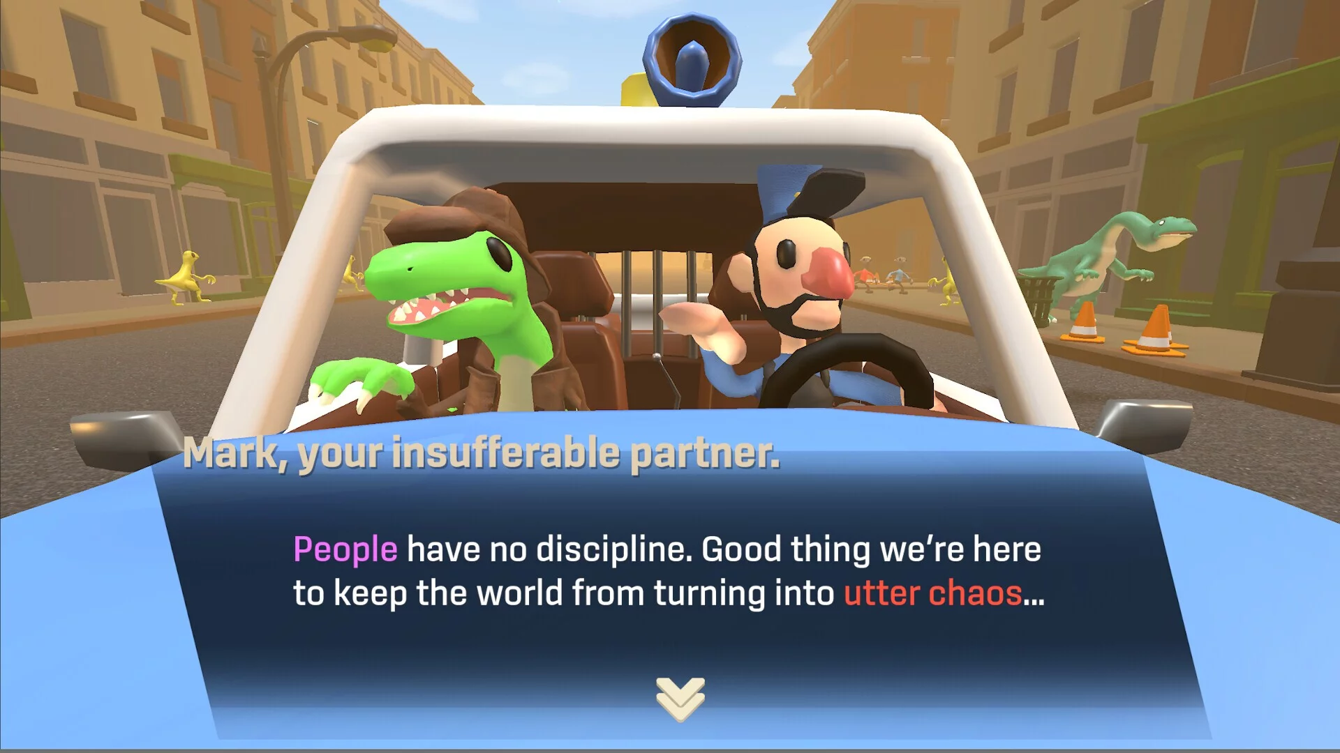 Изображение игры: Dinocop