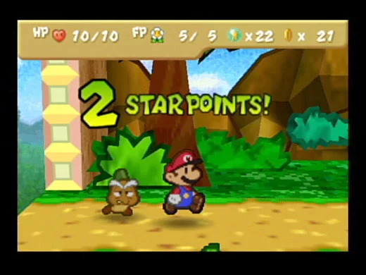 Изображение игры: Paper Mario (2000)