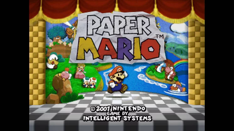 Изображение игры: Paper Mario (2000)