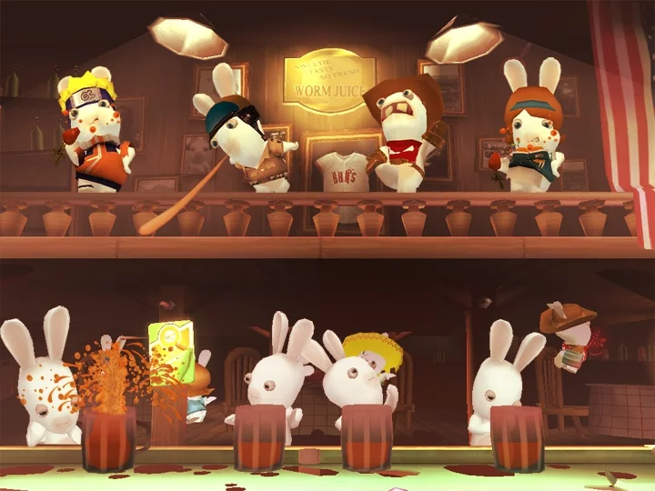 Изображение игры: Rayman Raving Rabbids 2