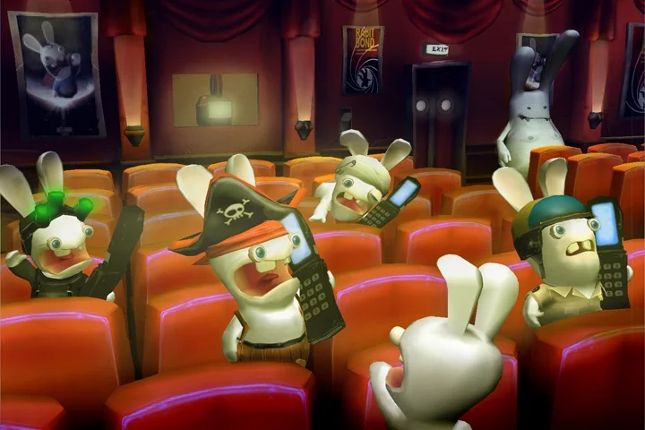 Изображение игры: Rayman Raving Rabbids 2