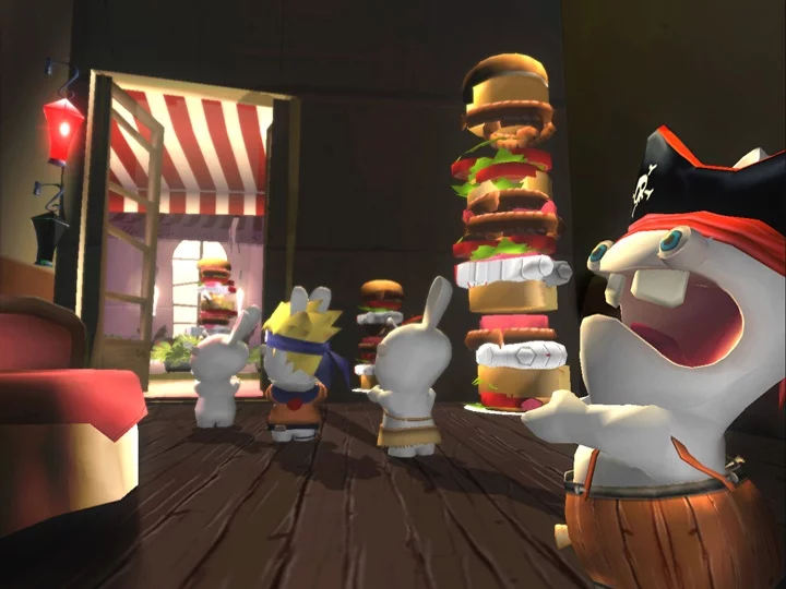 Изображение игры: Rayman Raving Rabbids 2