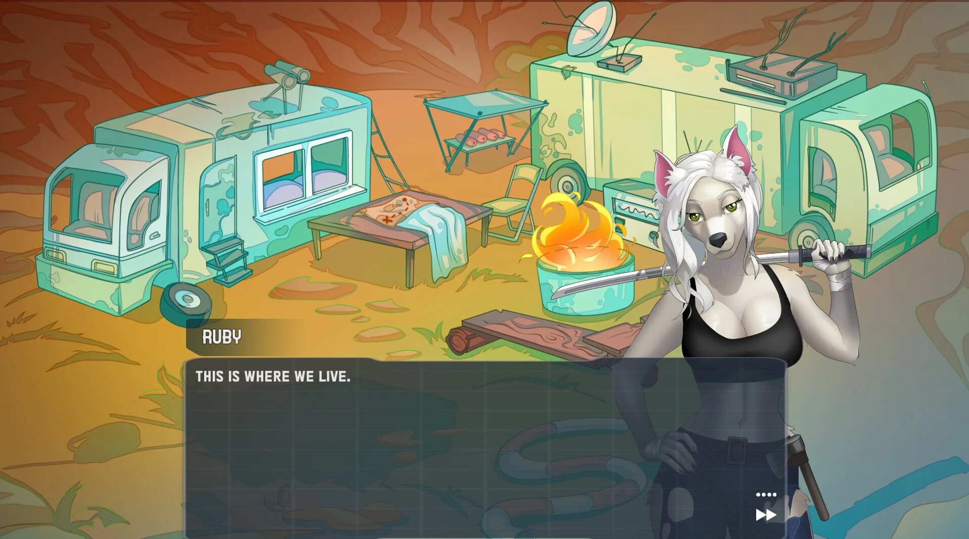 Изображение игры: Furry Survivals 18+