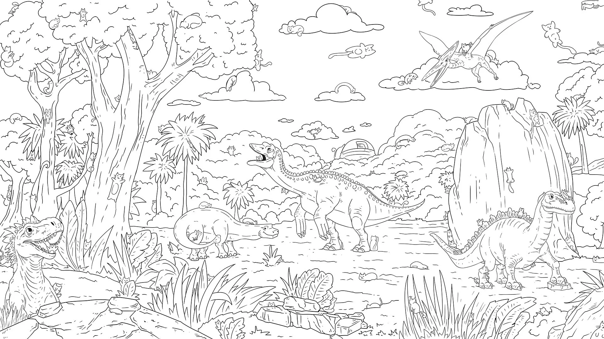 Изображение игры: Dino Cats