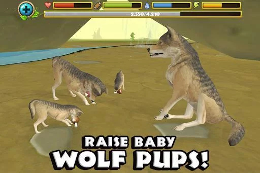 Изображение игры: Wildlife Simulator: Wolf