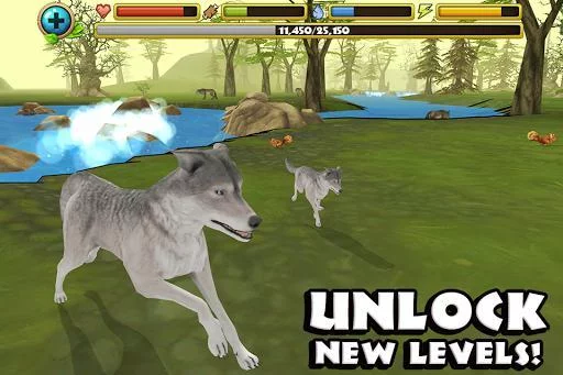 Изображение игры: Wildlife Simulator: Wolf
