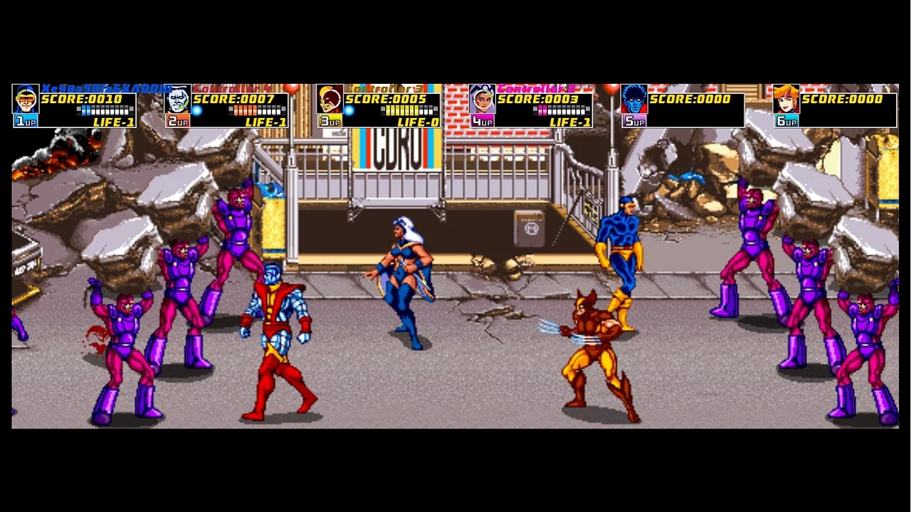 Изображение игры: X-Men Arcade