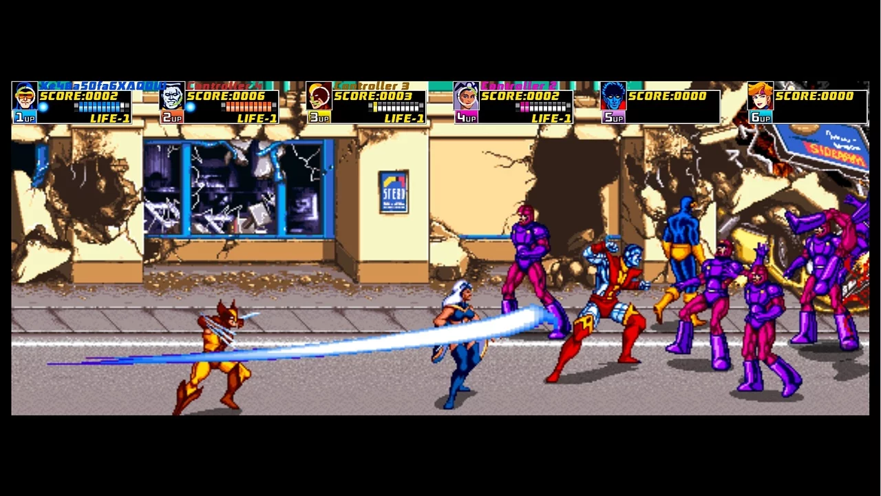 Изображение игры: X-Men Arcade