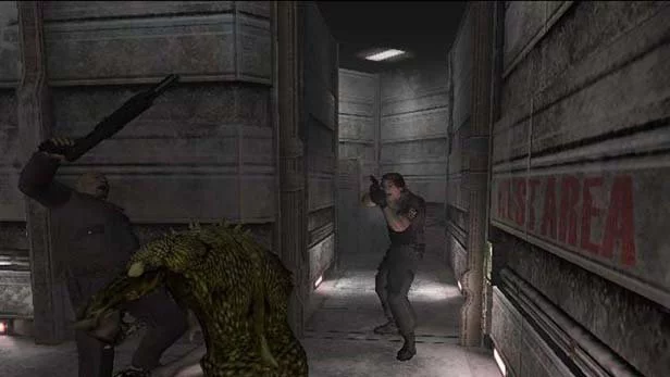 Изображение игры: Resident Evil Outbreak