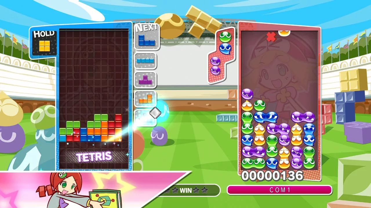 Изображение игры: Puyo Puyo Tetris