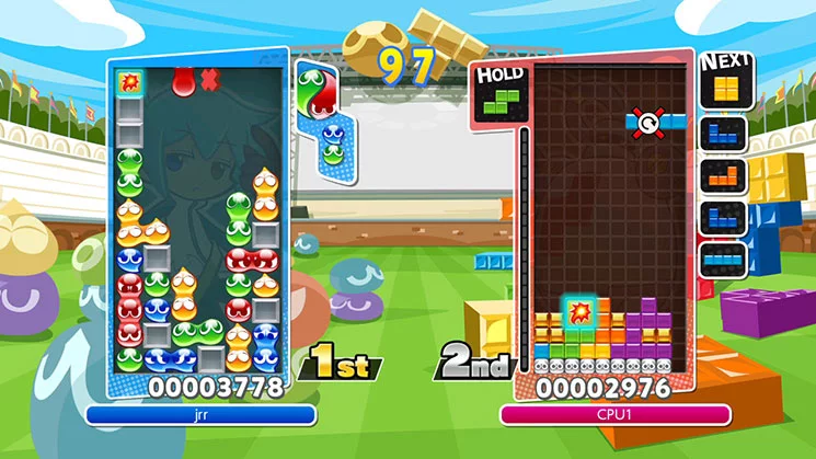 Изображение игры: Puyo Puyo Tetris