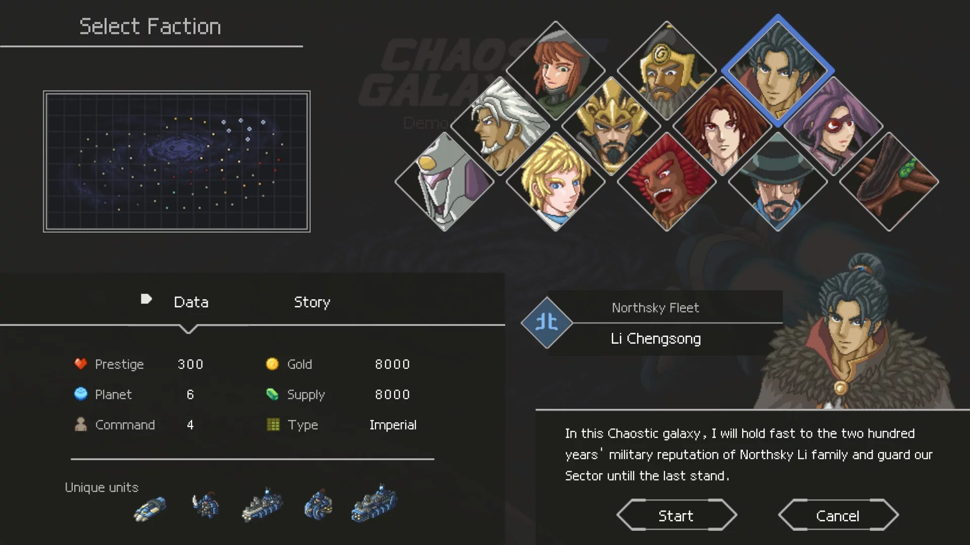 Изображение игры: Chaos Galaxy 2