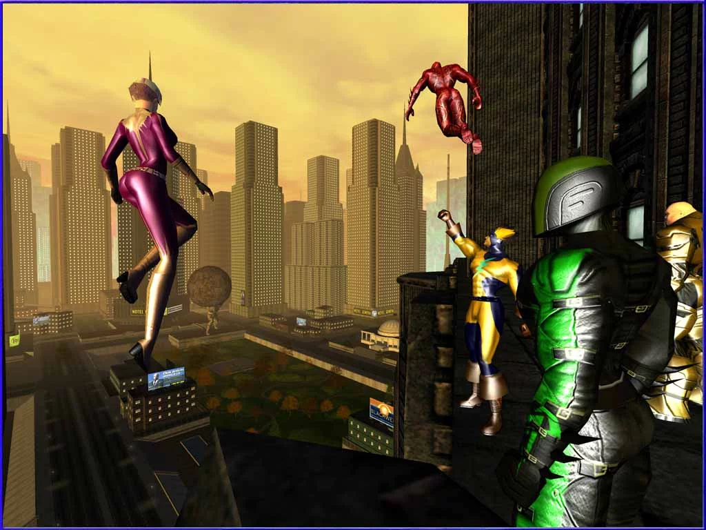 Изображение игры: City of Heroes