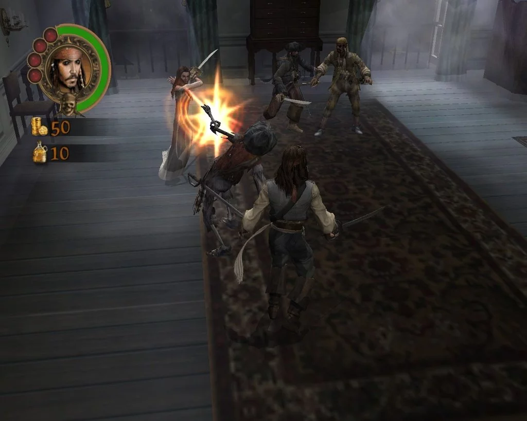 Изображение игры: Pirates of the Caribbean: The Legend of Jack Sparrow