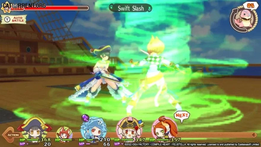 Изображение игры: Genkai Tokki: Seven Pirates H