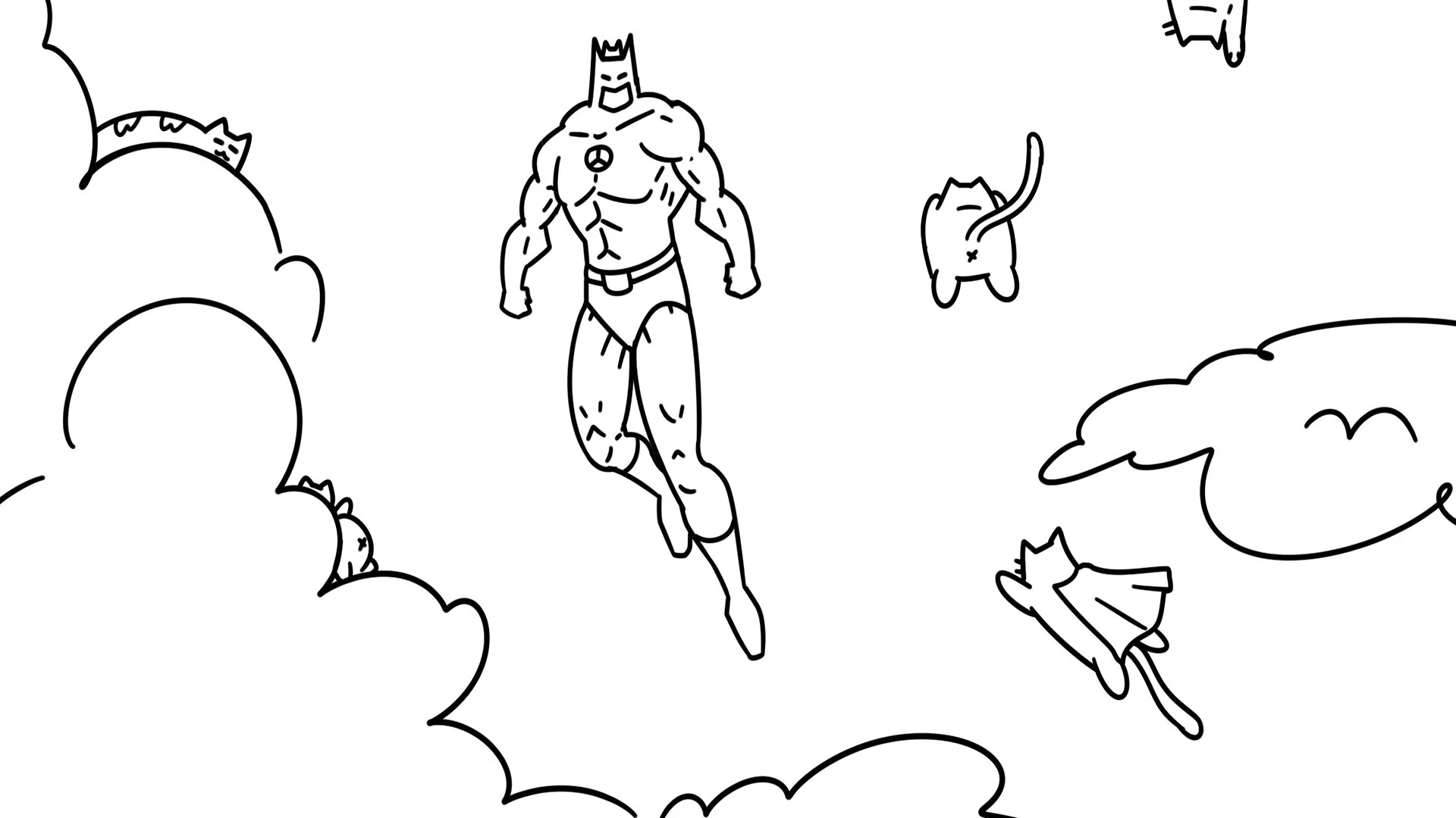 Изображение игры: Superhero Cats