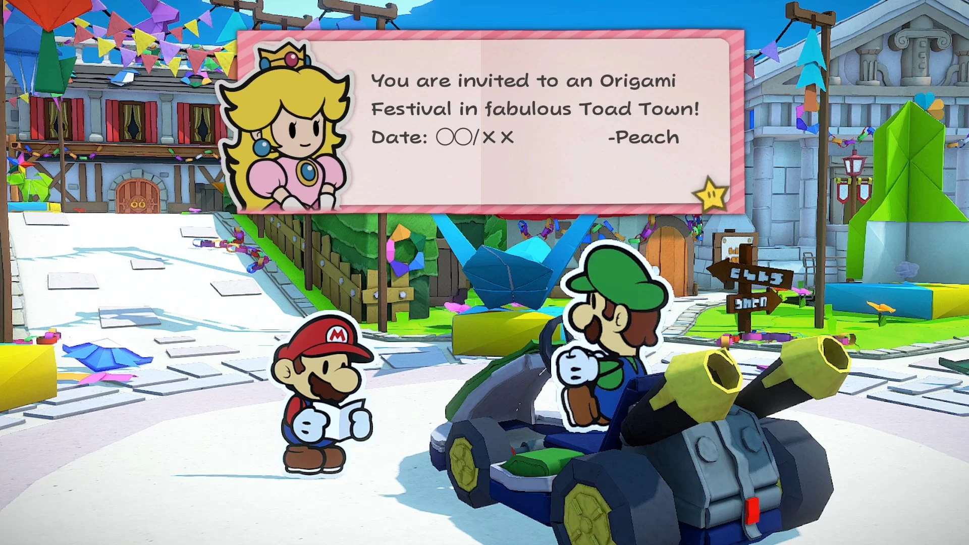 Изображение игры: Paper Mario: The Origami King