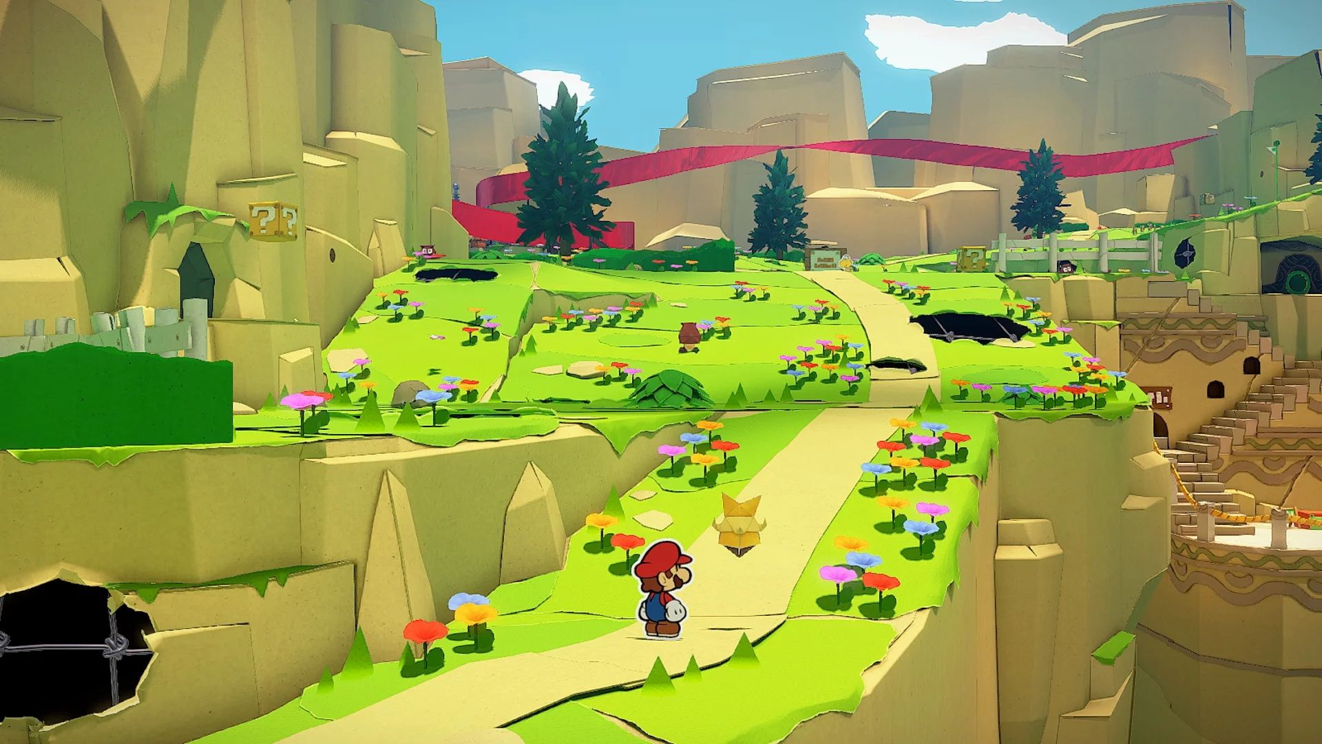 Изображение игры: Paper Mario: The Origami King