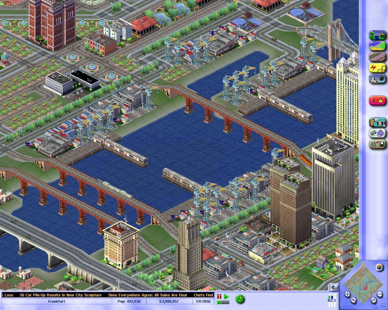 Изображение игры: SimCity 3000 Unlimited