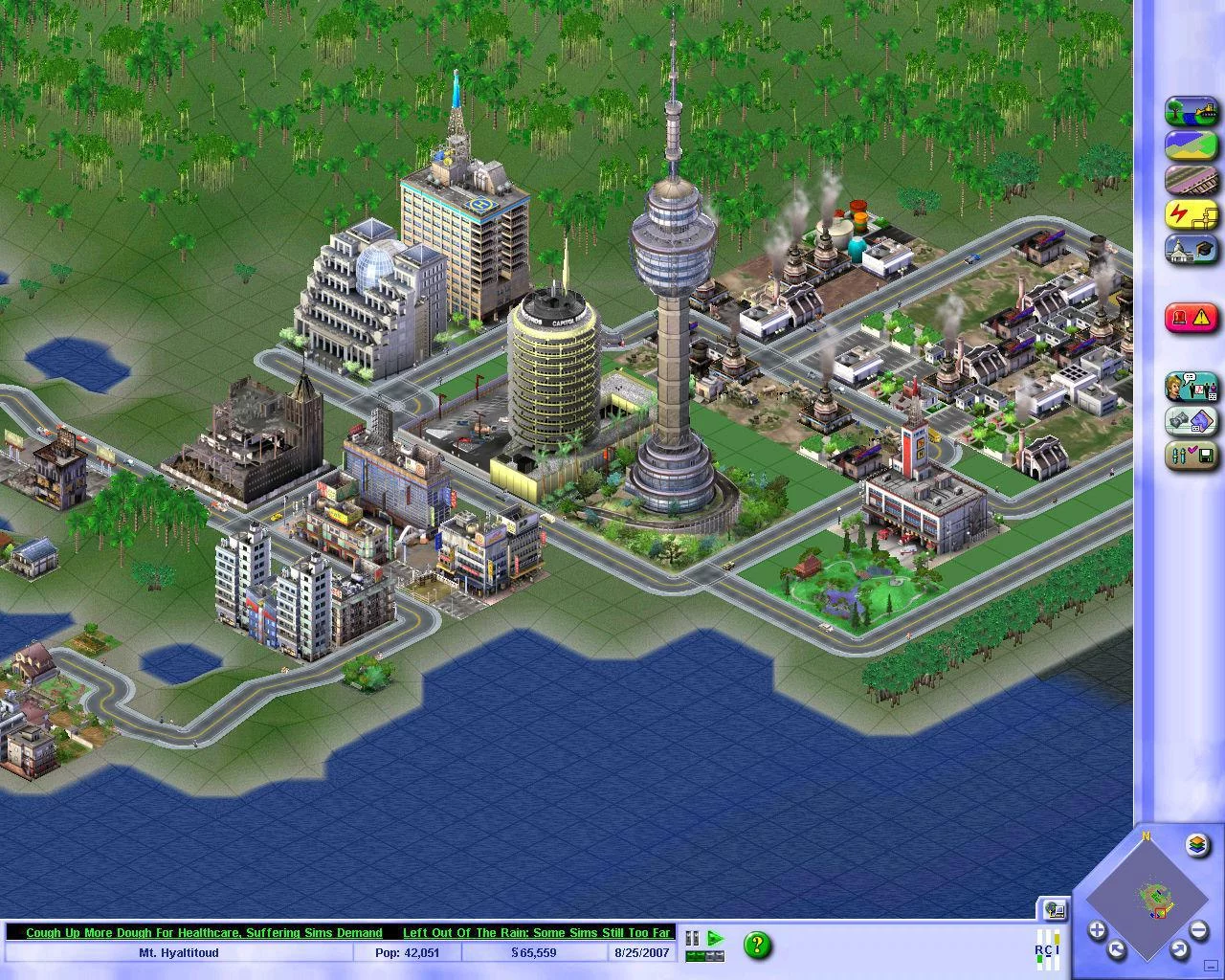 Изображение игры: SimCity 3000 Unlimited