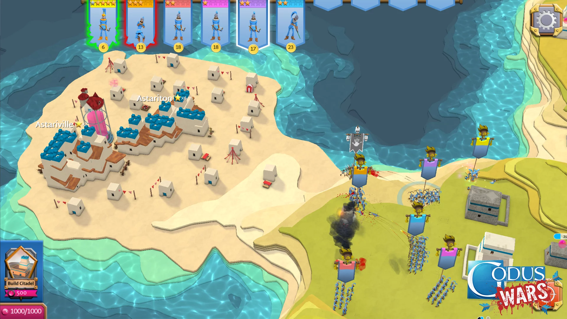 Изображение игры: Godus Wars