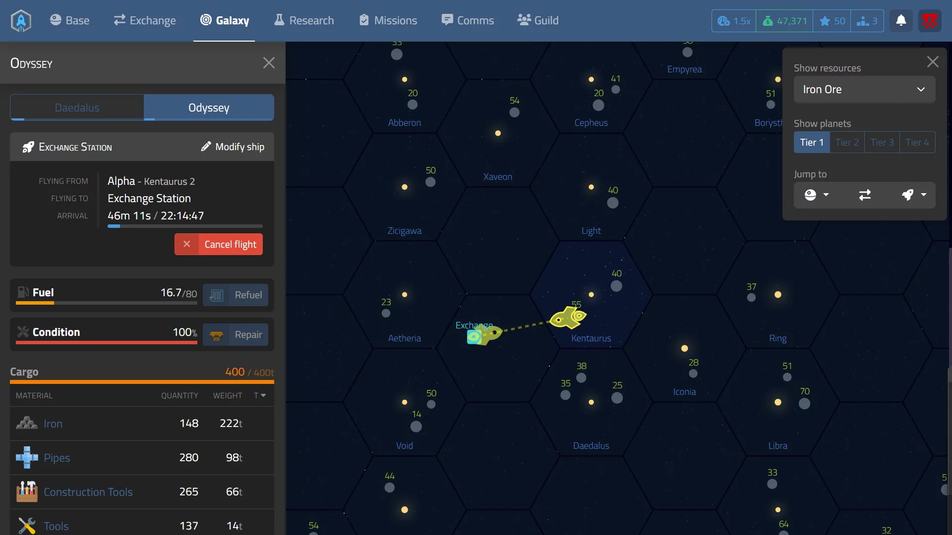 Изображение игры: Galactic Tycoons