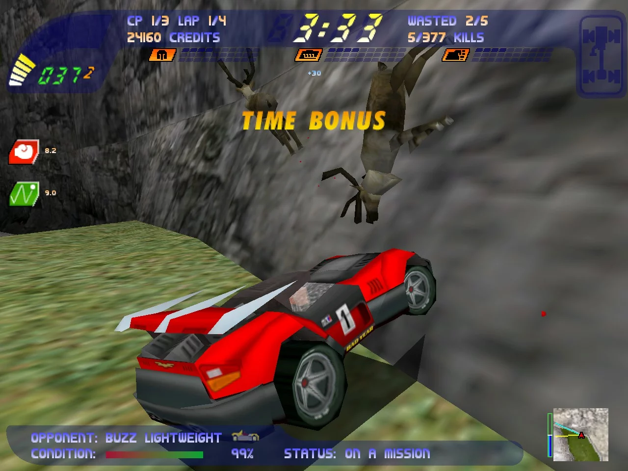 Изображение игры: Carmageddon 2: Carpocalypse Now