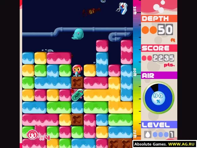 Изображение игры: Mr. Driller