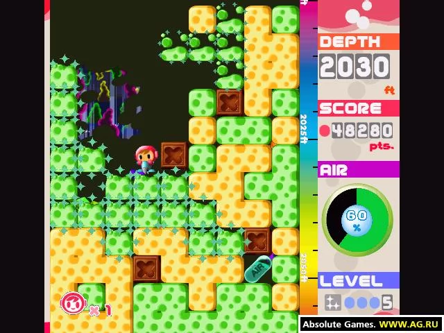 Изображение игры: Mr. Driller