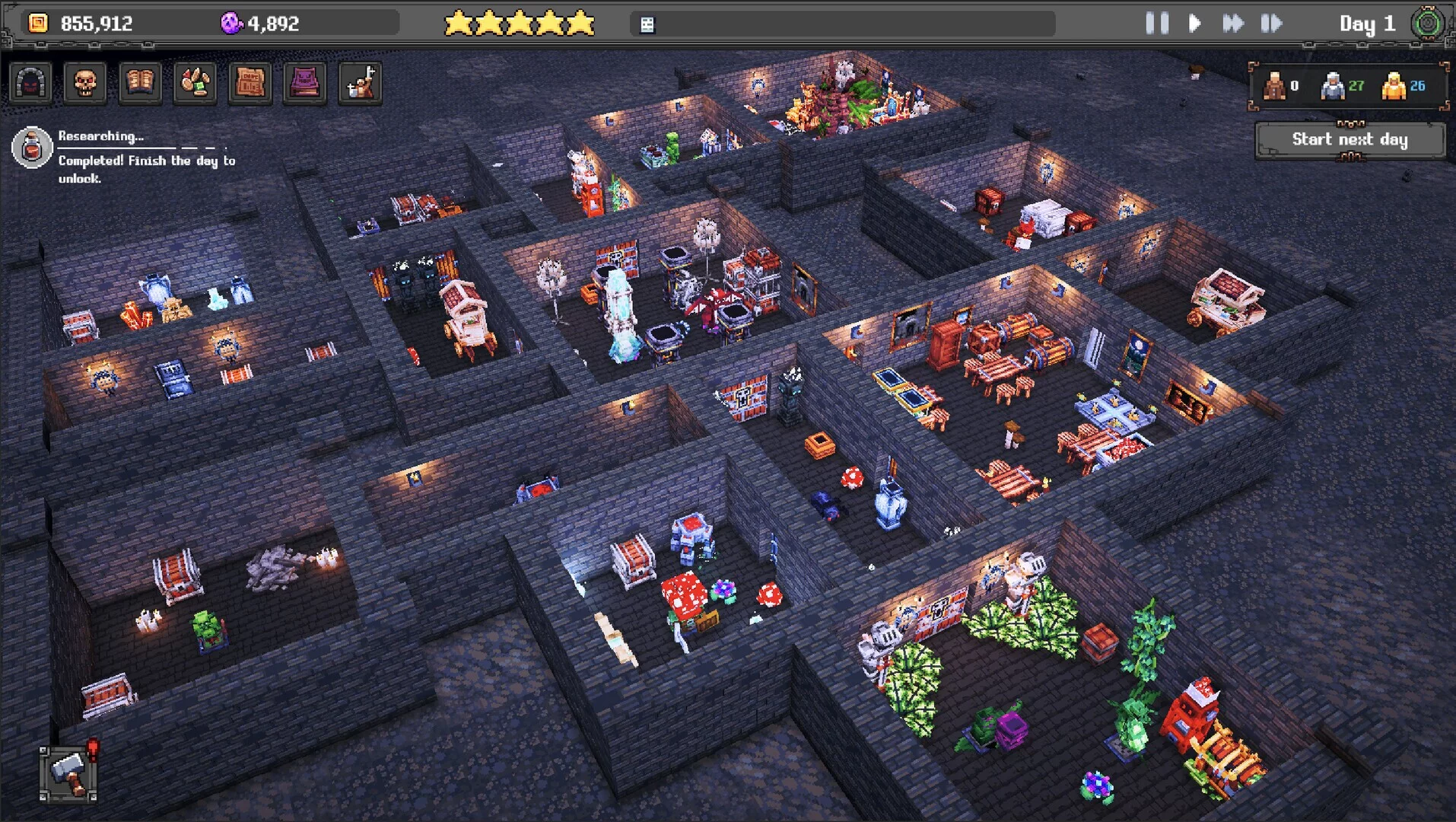 Изображение игры: Dungeon Tycoon