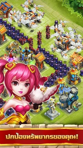 Изображение игры: Castle Clash: เหล่าผู้กล้าหาญ