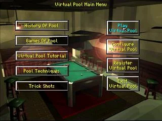 Изображение игры: Virtual Pool (1997)