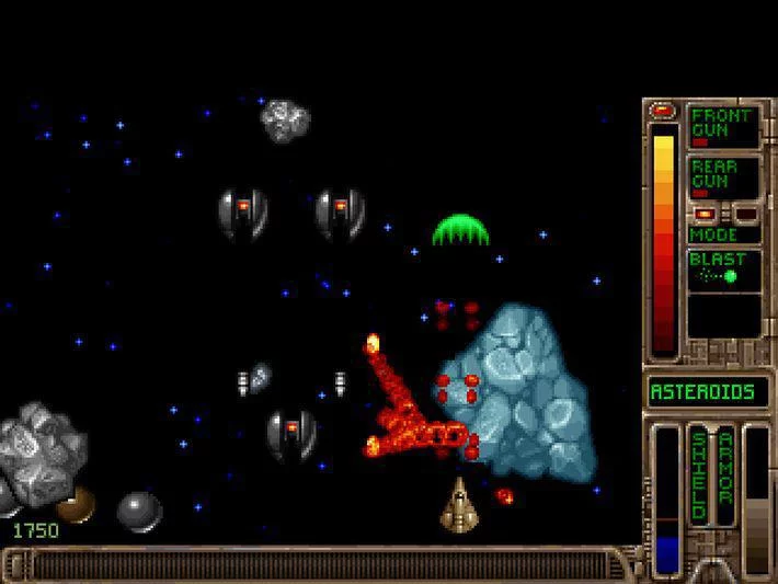 Изображение игры: Tyrian 2000